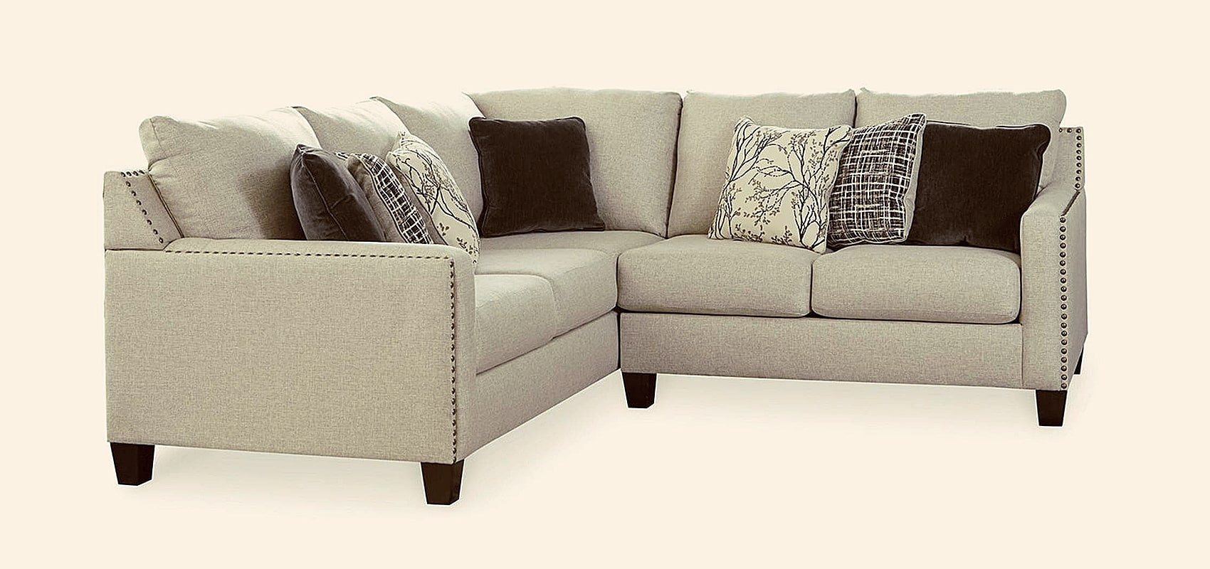 Two Piece Sectional or Small Sectional Sofa