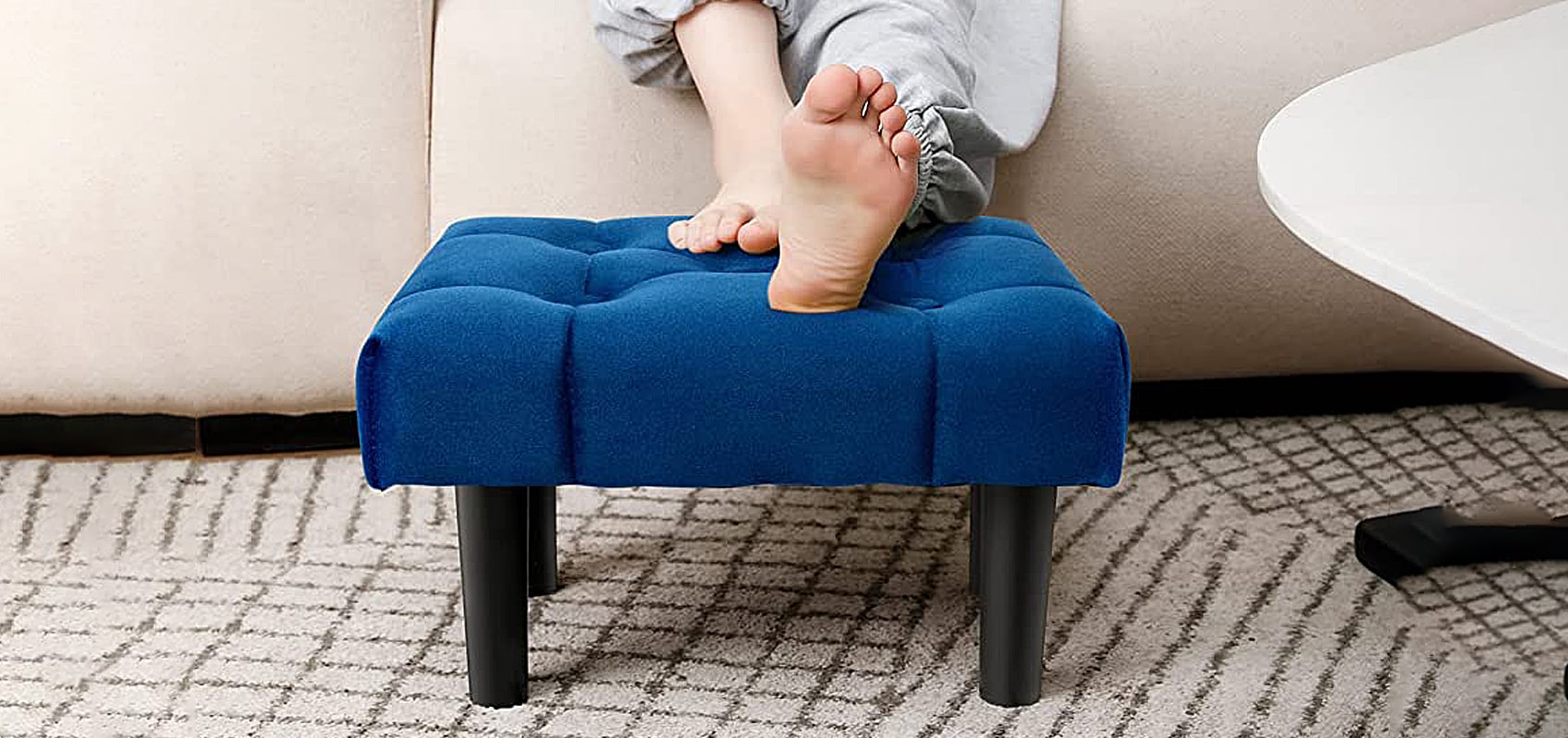 Ottoman with Legs