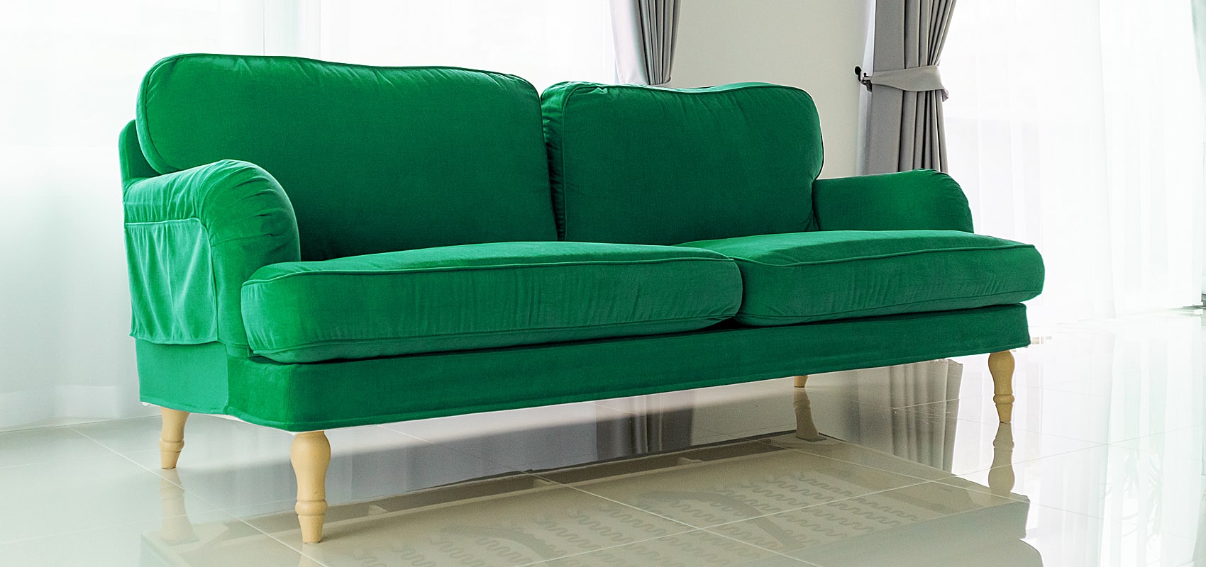 Emerald Green Couch