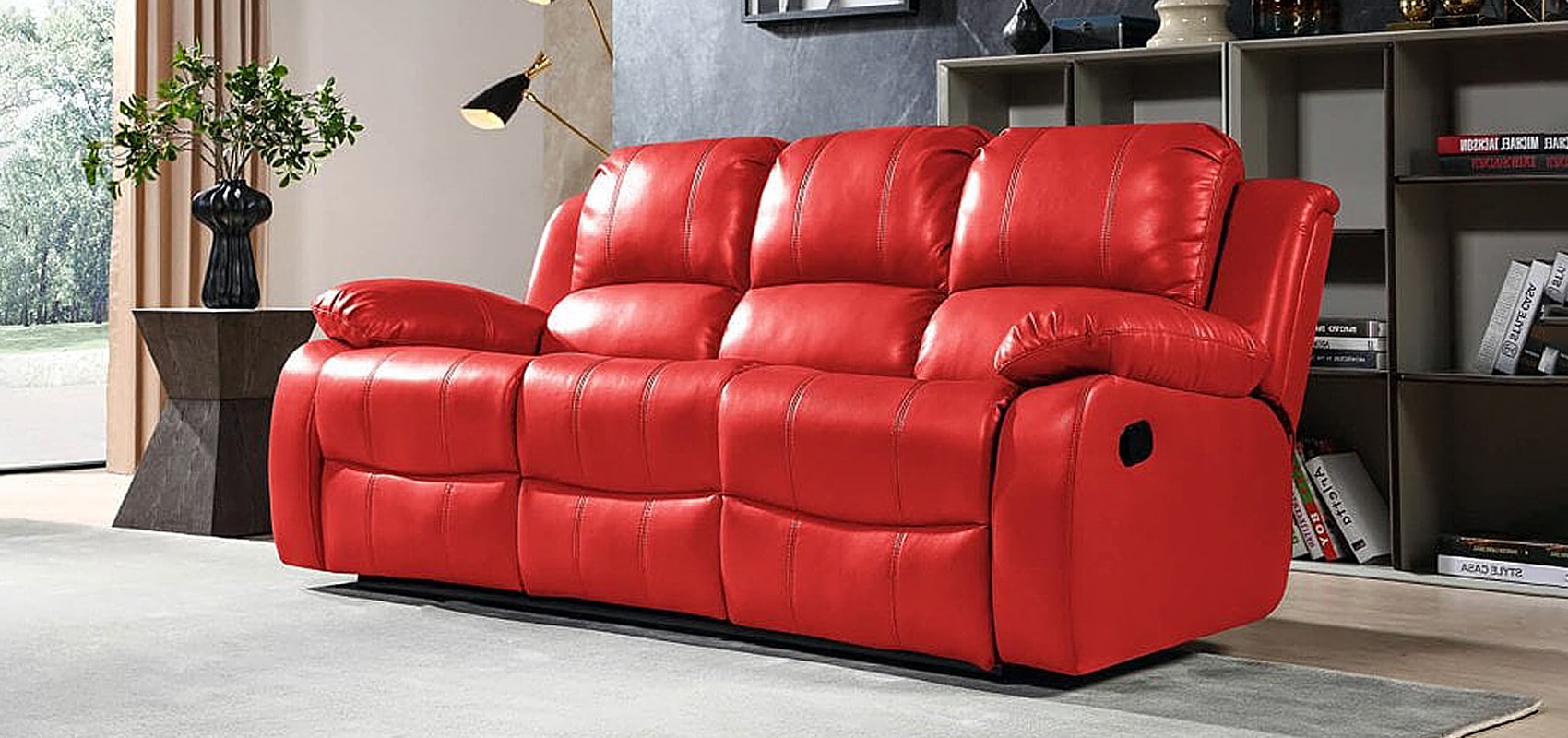 Red Sofa Recliner: Ultimate Comfort and Style Combined