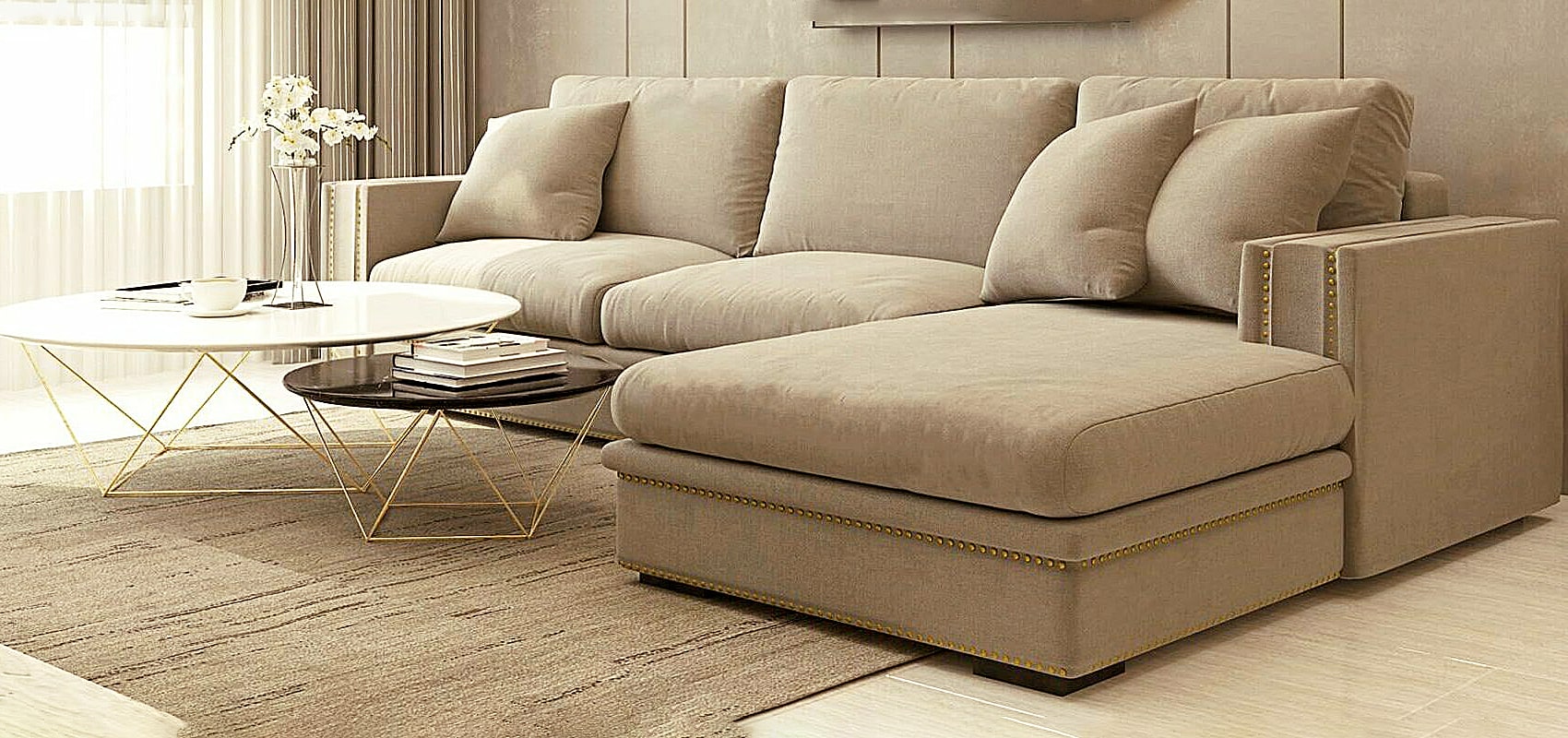 Beige Couch Sectional | Beige Sofa Sectional