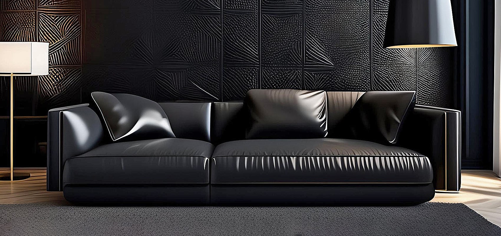 Black Couch Pillows | Black Sofa Pillows
