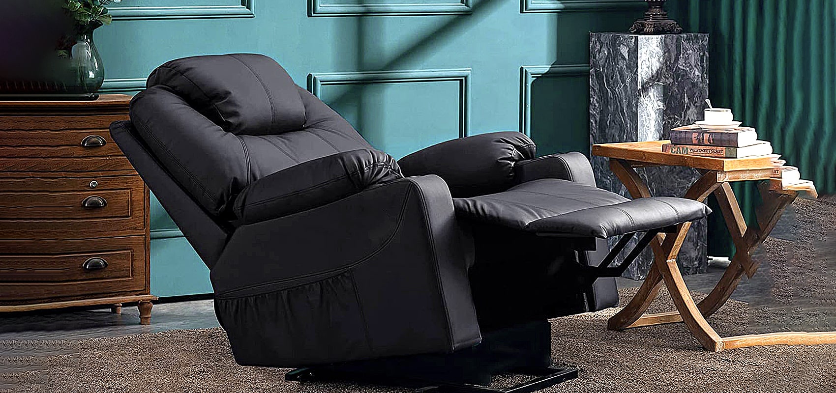 Black Sofa Recliner | Black Couch Recliner

