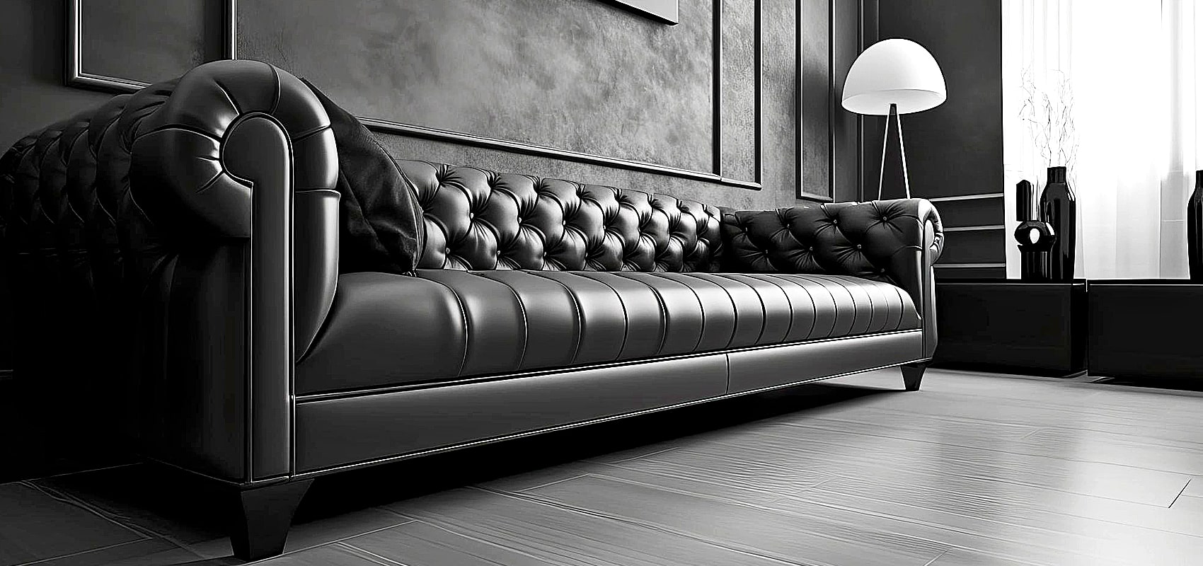 Faux Leather Black Couch | Faux Leather Black Sofa
