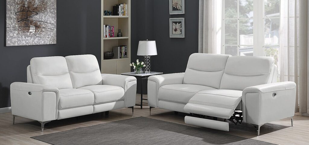 White Sofa Recliner | White Couch Recliners