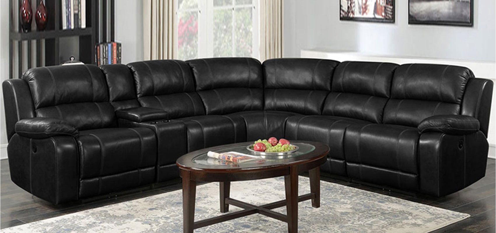 Modern Black Sofa | Modern Black Couch