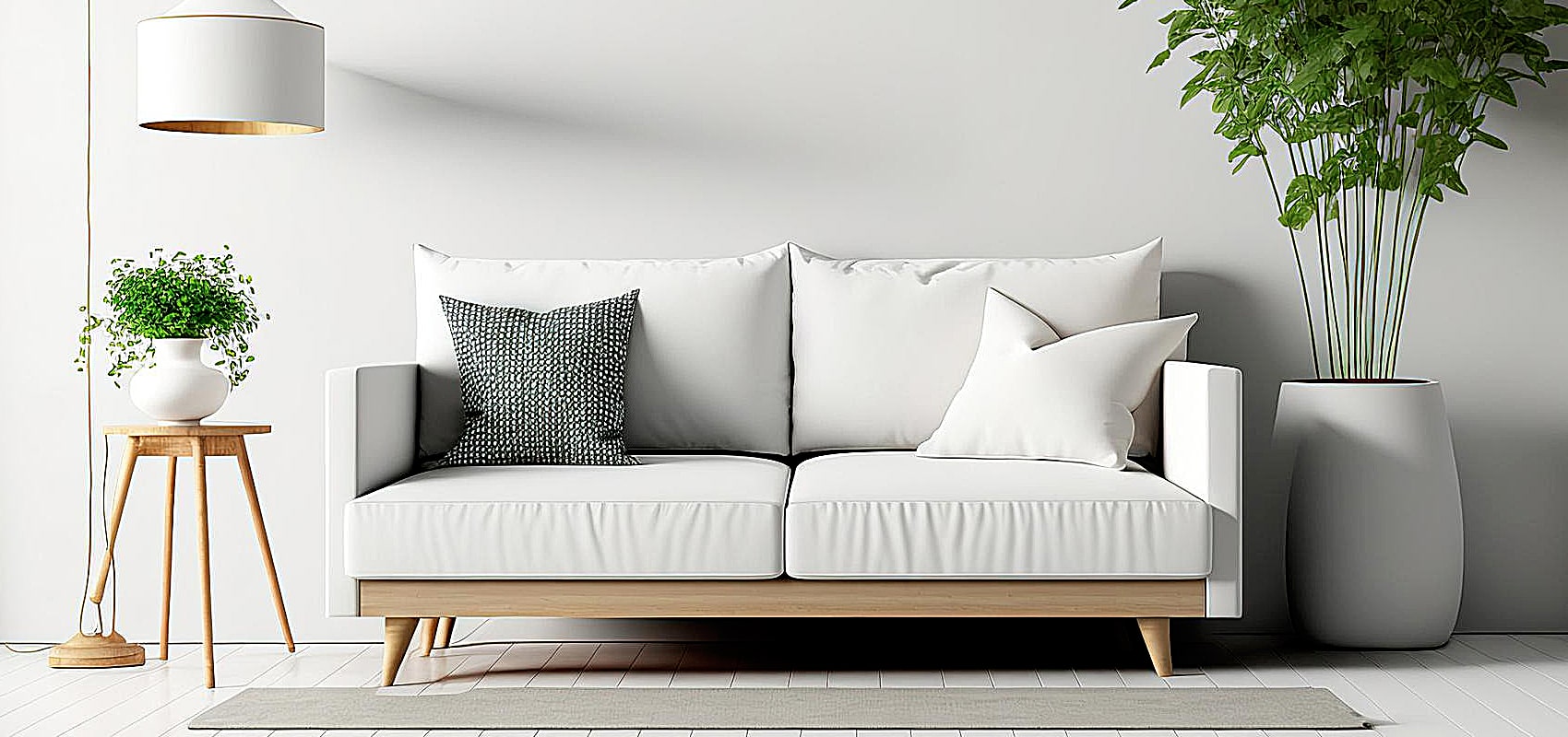 Small White Couch | Small White Sofa
