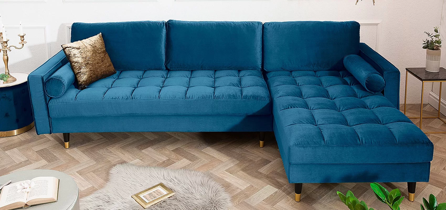Blue Velvet Sofa | Blue Velvet Couch