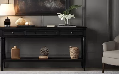 Black Sofa Table | Couch Table: 13 Best Ideas for 2024