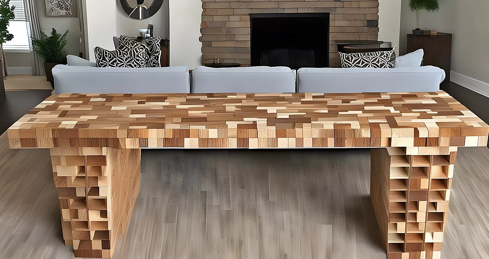 Engineered Wood Sofa Table