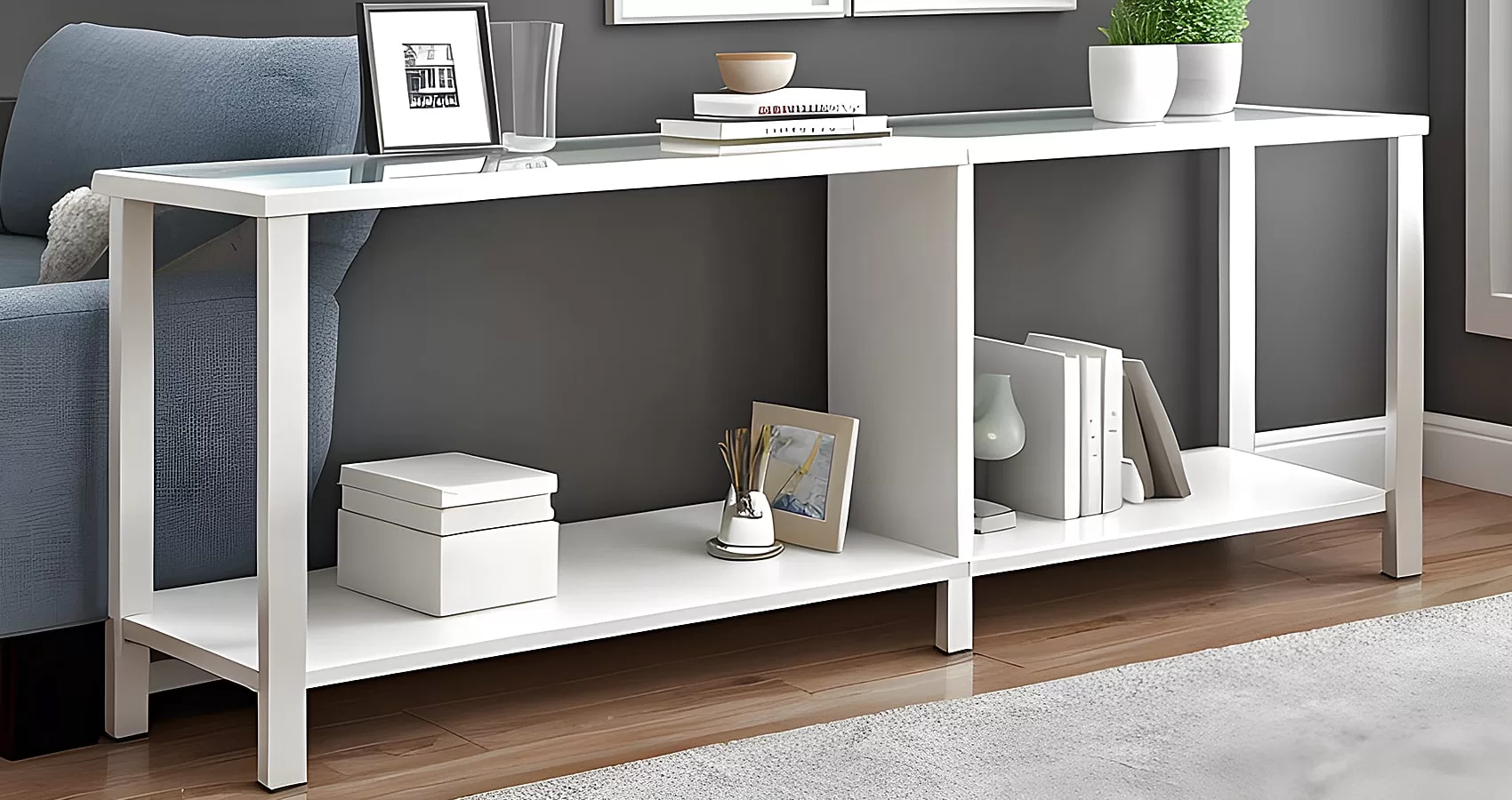 Modern Sofa Table: Varietiy of Settings