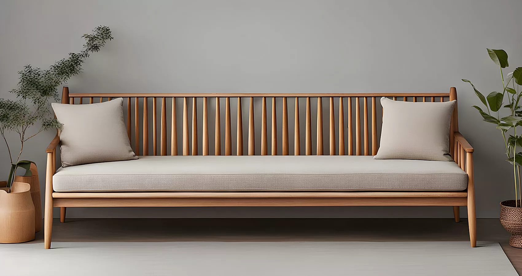 WOODEN COUCH | WOODEN SOFA