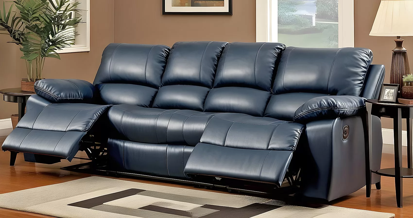 Blue Couch with Recliner | Blue Sofa with Recliner

A blue couch with a recliner is a versatile and inviting piece of furniture that can be arranged in any living room.
