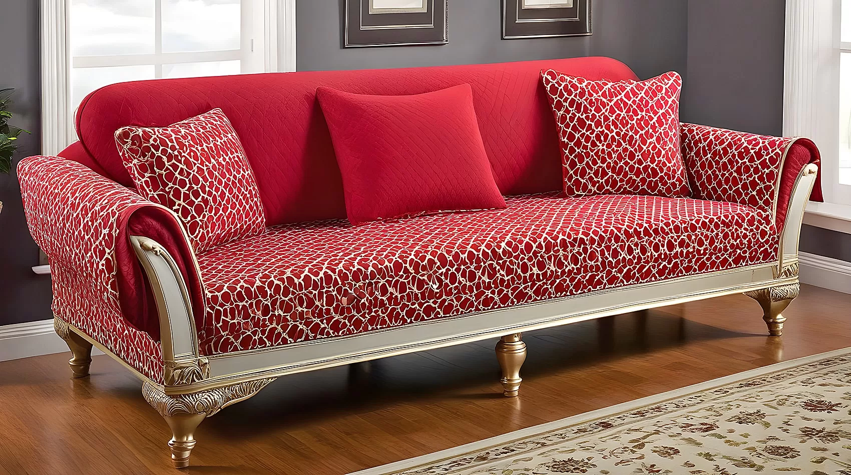 Red Couch Covers | Red Sofa Covers