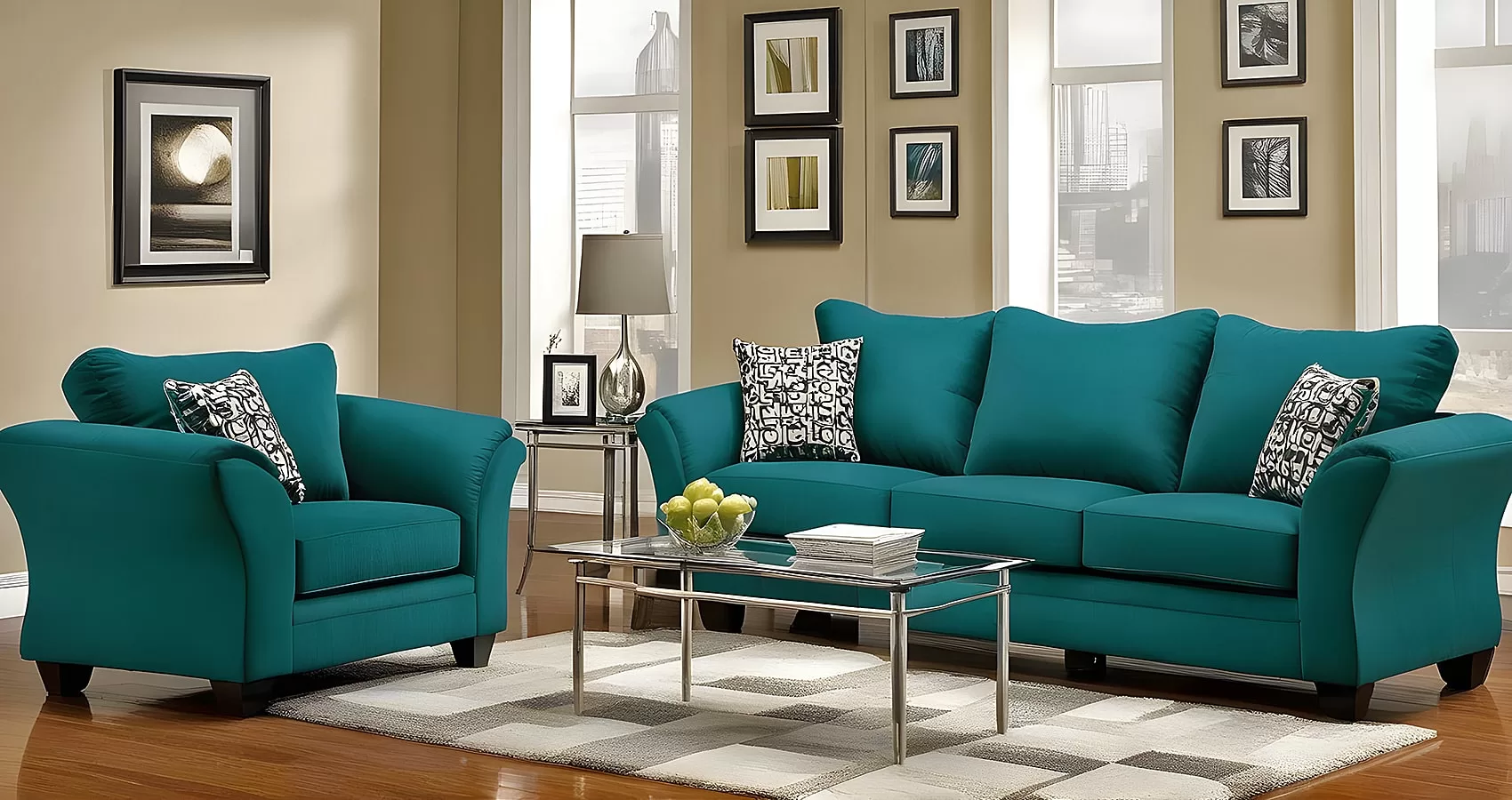 Teal Blue Couch | Teal Blue Sofa: A Bold Statement of Elegance and Decorative Versatility