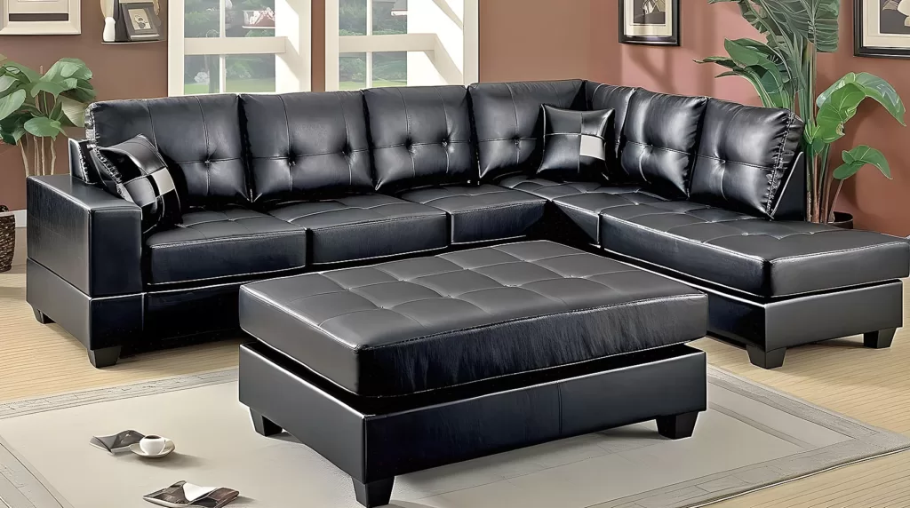 Black Couch Sectional