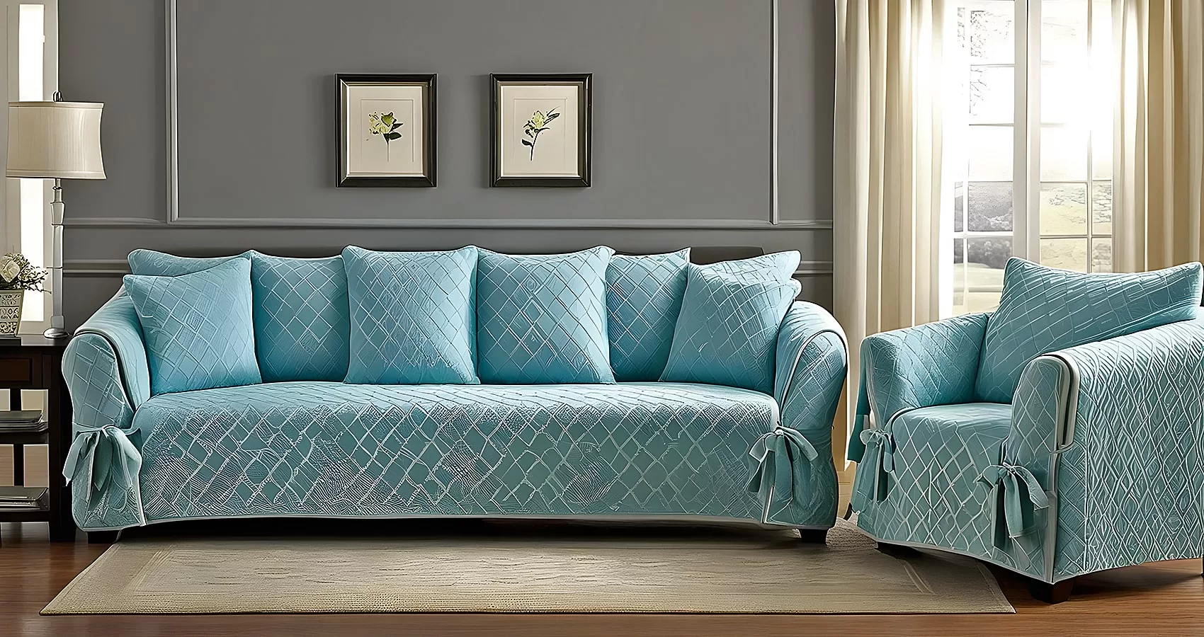 Blue Couch Covers | Blue Sofa Covers