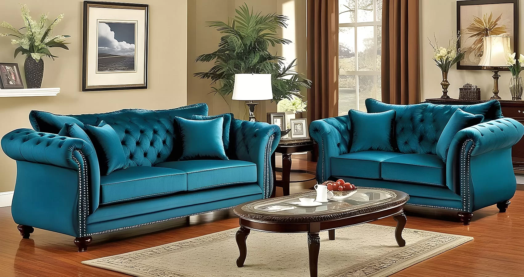 Blue Velvet Sofa | Blue Velvet Couch