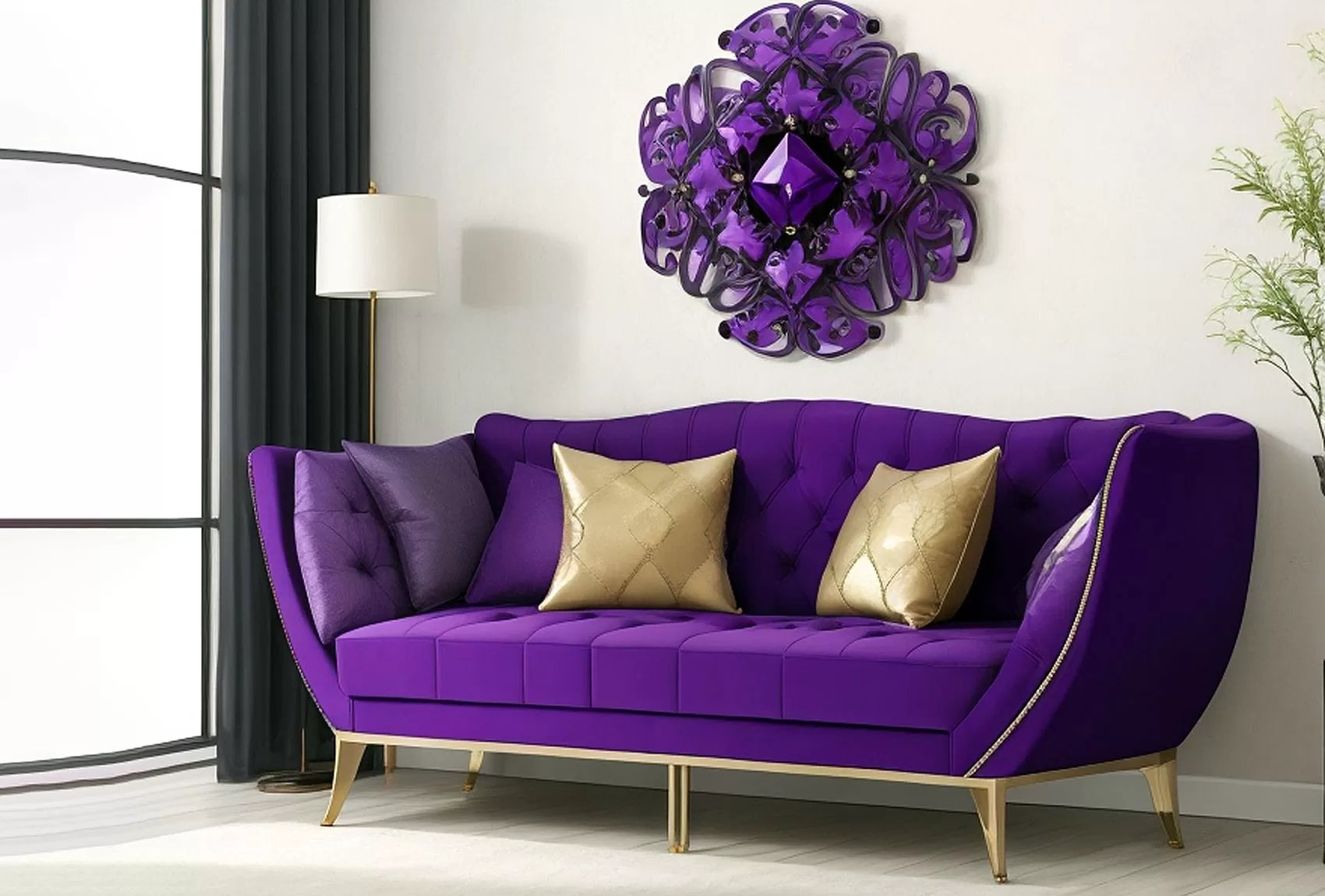 Purple Couch | Purple Sofa: Best Options for 2024