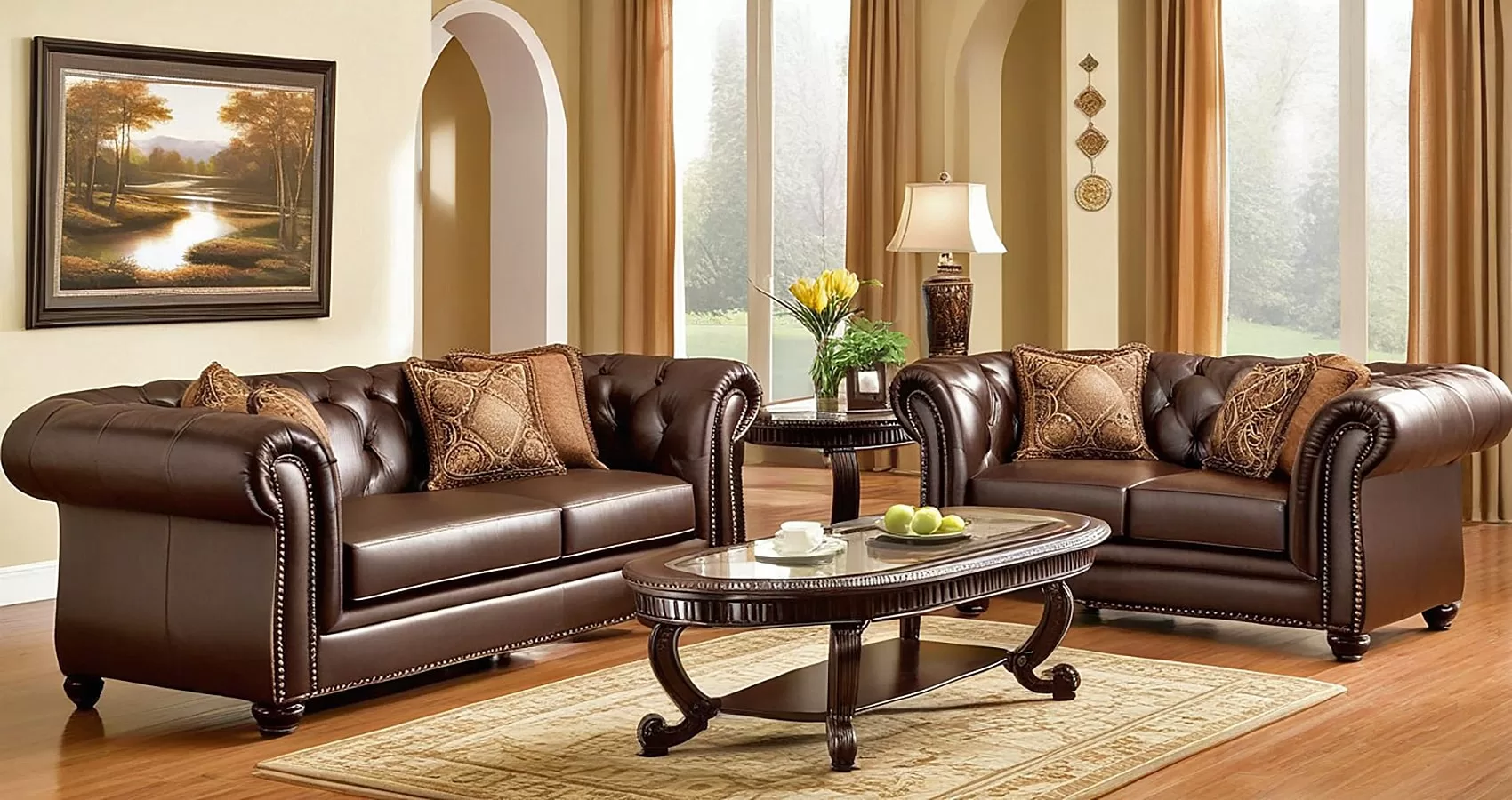 Dark Brown Sofa | Dark Brown Couch