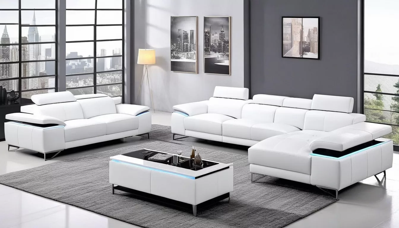 Modern White Couch | Modern White Sofa
