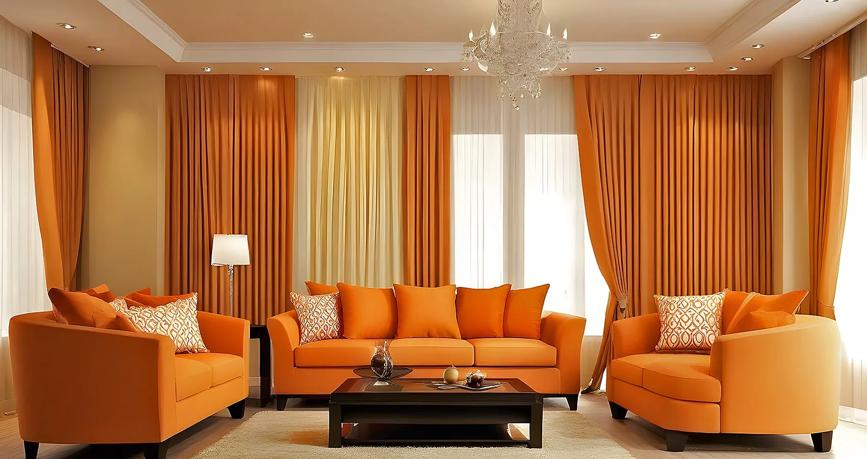 Orange Sofa | Orange Couch