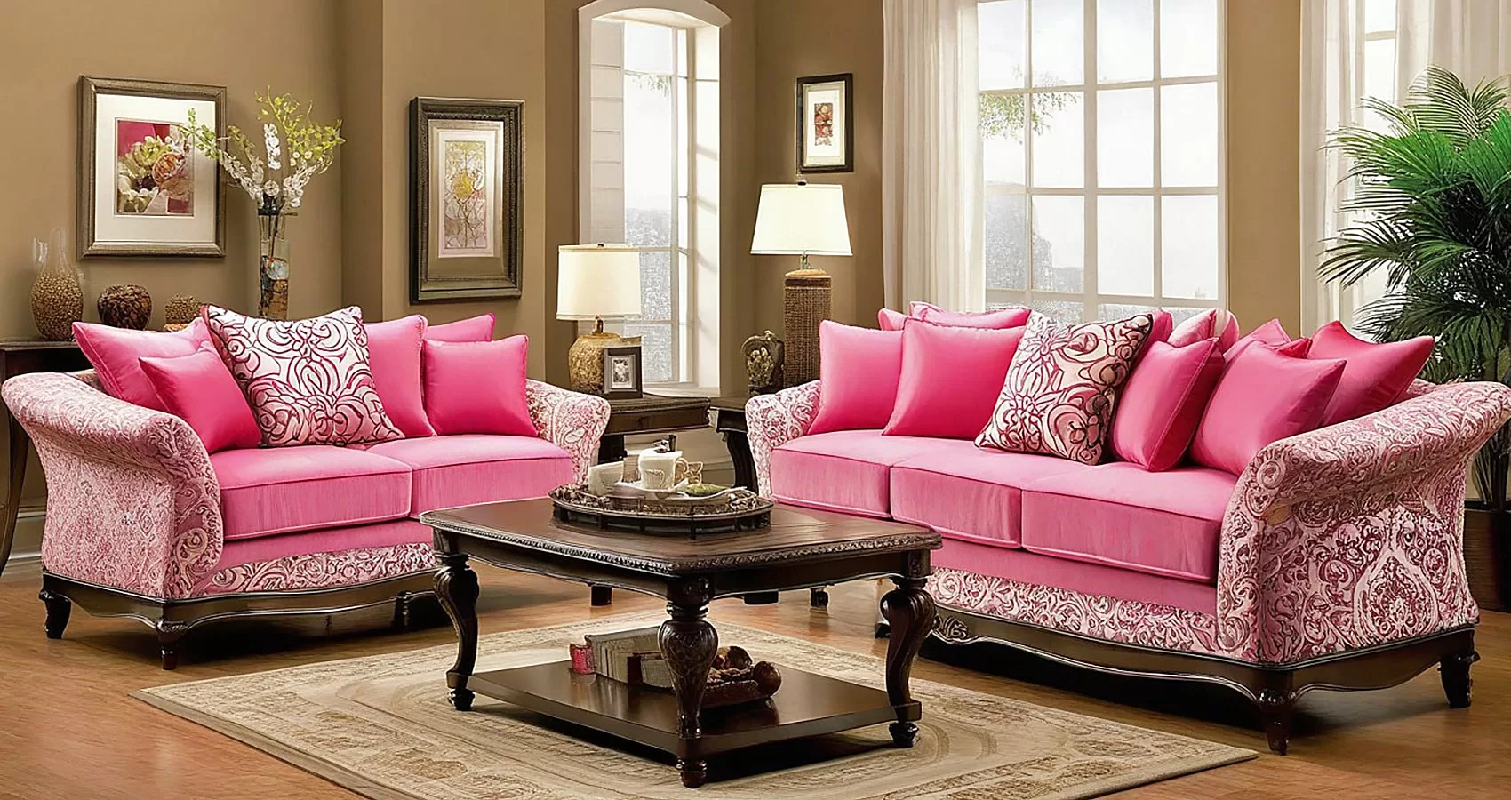 Pink Couch Pillows | Pink Sofa Pillows: Adding Comfort and Style