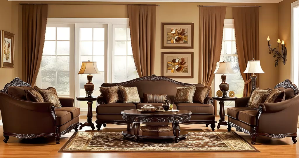 Brown Couch Living Room Ideas | Brown Sofa Living Room Ideas | Living Room with Brown Sofa