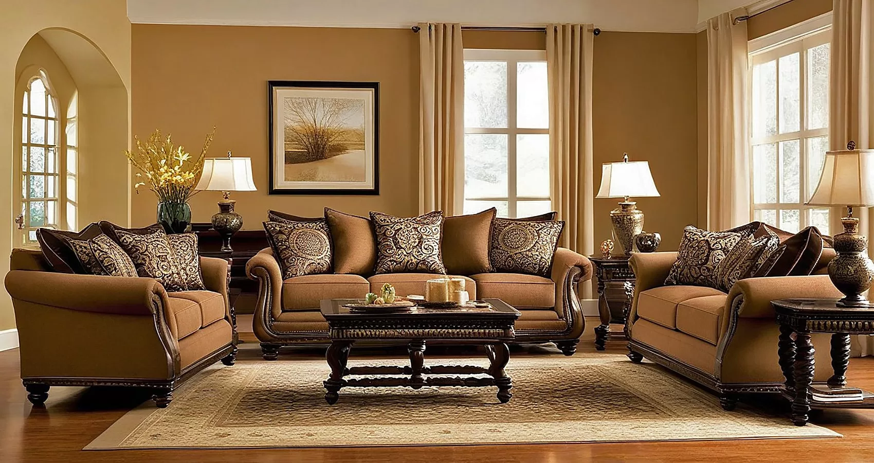 Brown Couch Living Room Ideas | Brown Sofa Living Room Ideas | Living Room with Brown Sofa