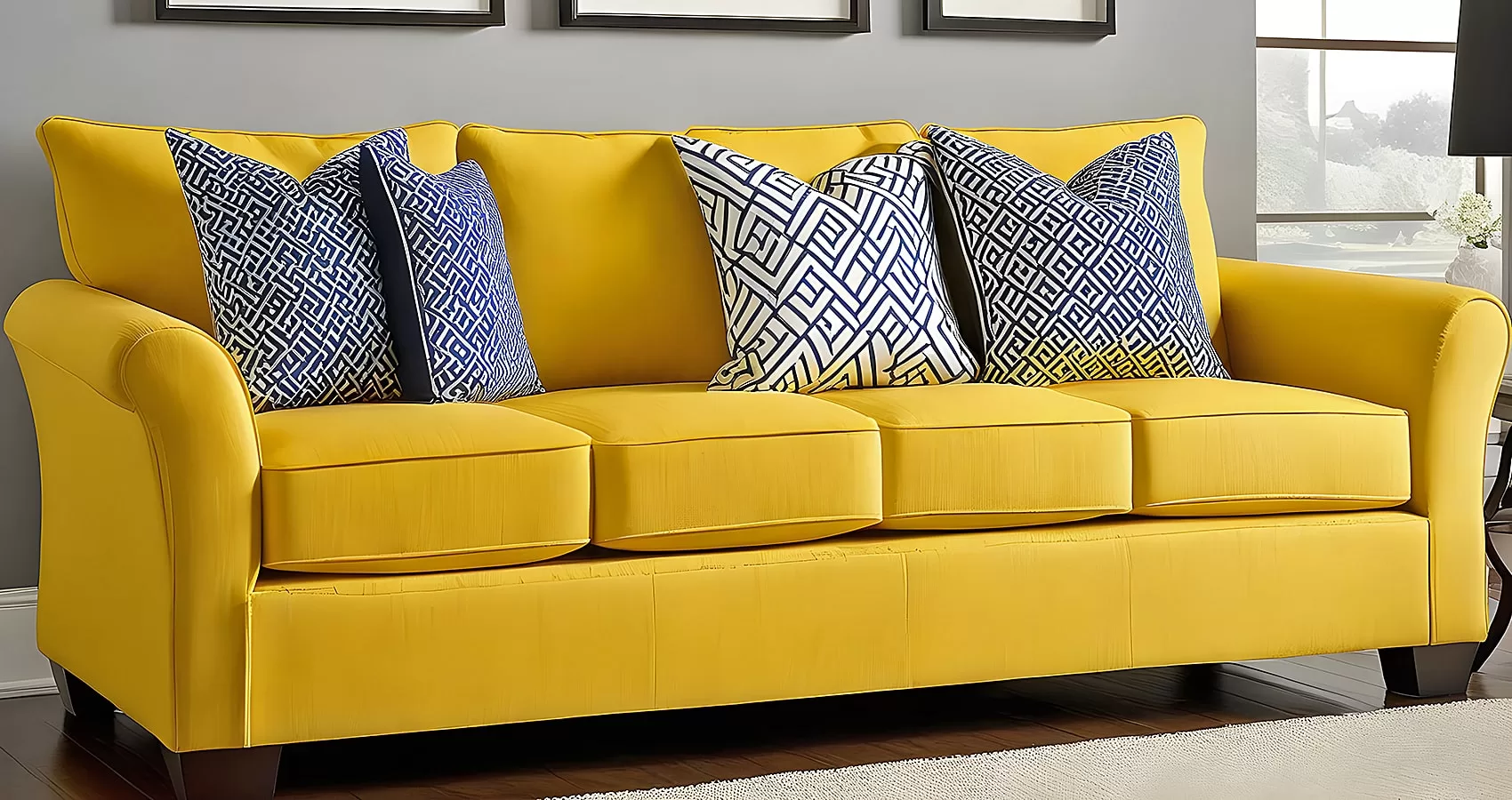 Yellow Couch Pillows | Yellow Sofa Pillows: Styling with Comfort