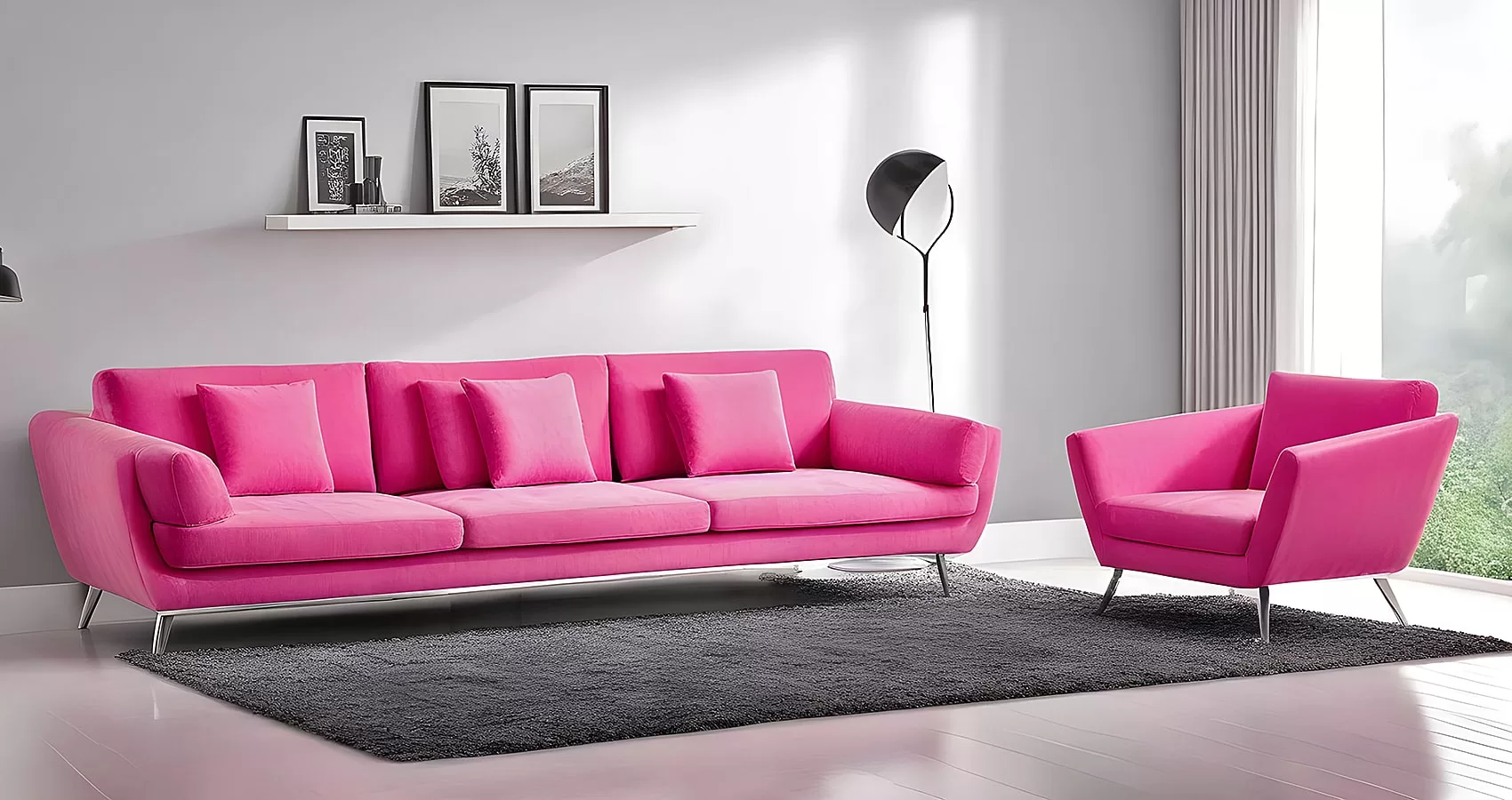 Pink Couch Chair | Pink Sofa Chair