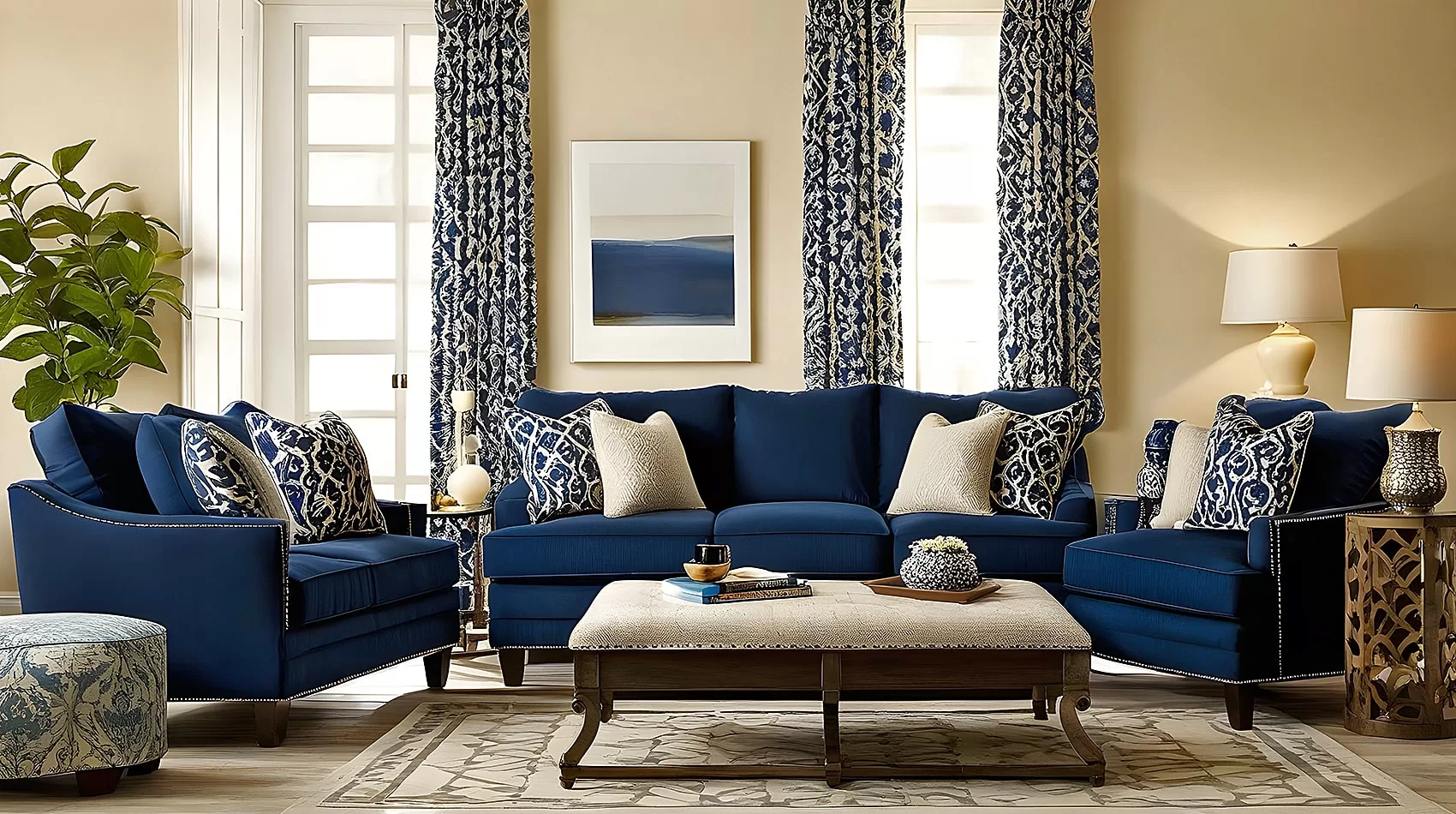 Blue Sofa Living Room Ideas