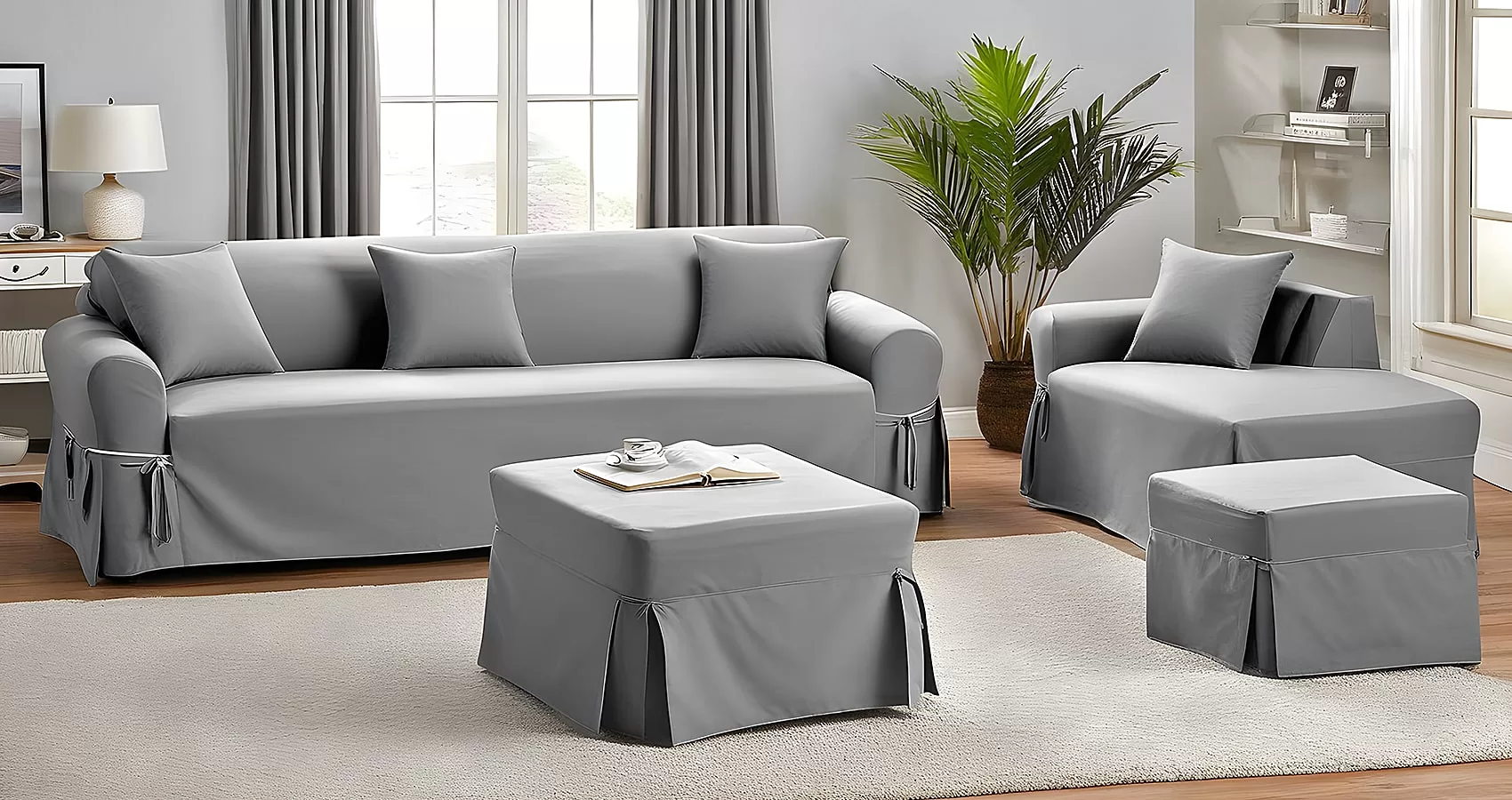 Gray Couch Covers | Gray Sofa Covers