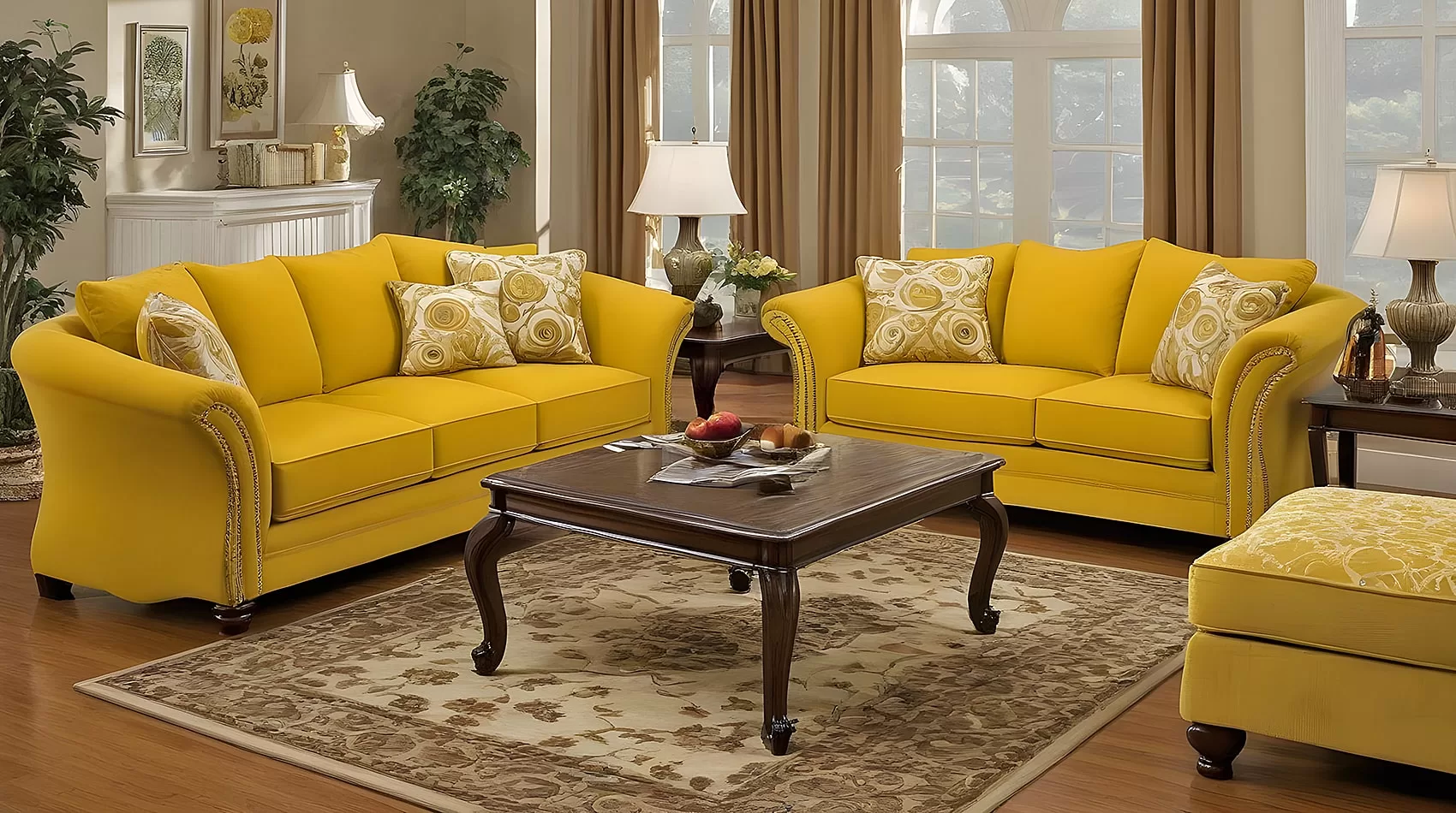 Yellow Couch | Yellow Sofa Set