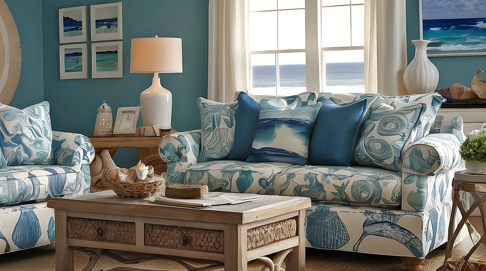 Coastal Type Loveseat
