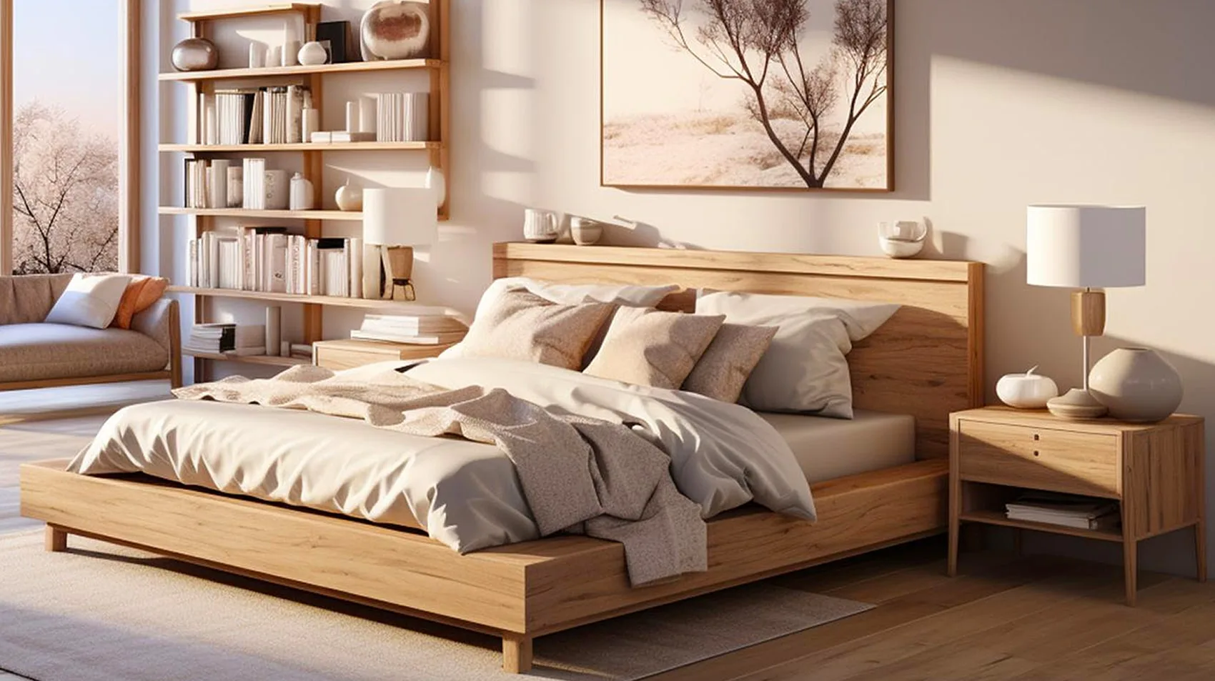 Scandinavian Bed Room, Scandinavian Bed Frames