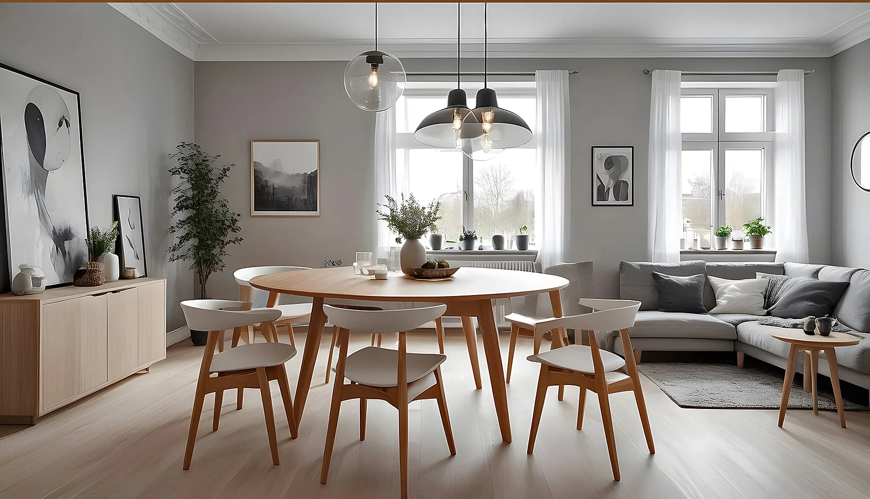 Scandinavian Dining Room, Scandinavian Dining Table, Scandinavian Dining Chair
